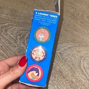 Vintage Looney tunes bugs bunny taz road runner 3 golf balls